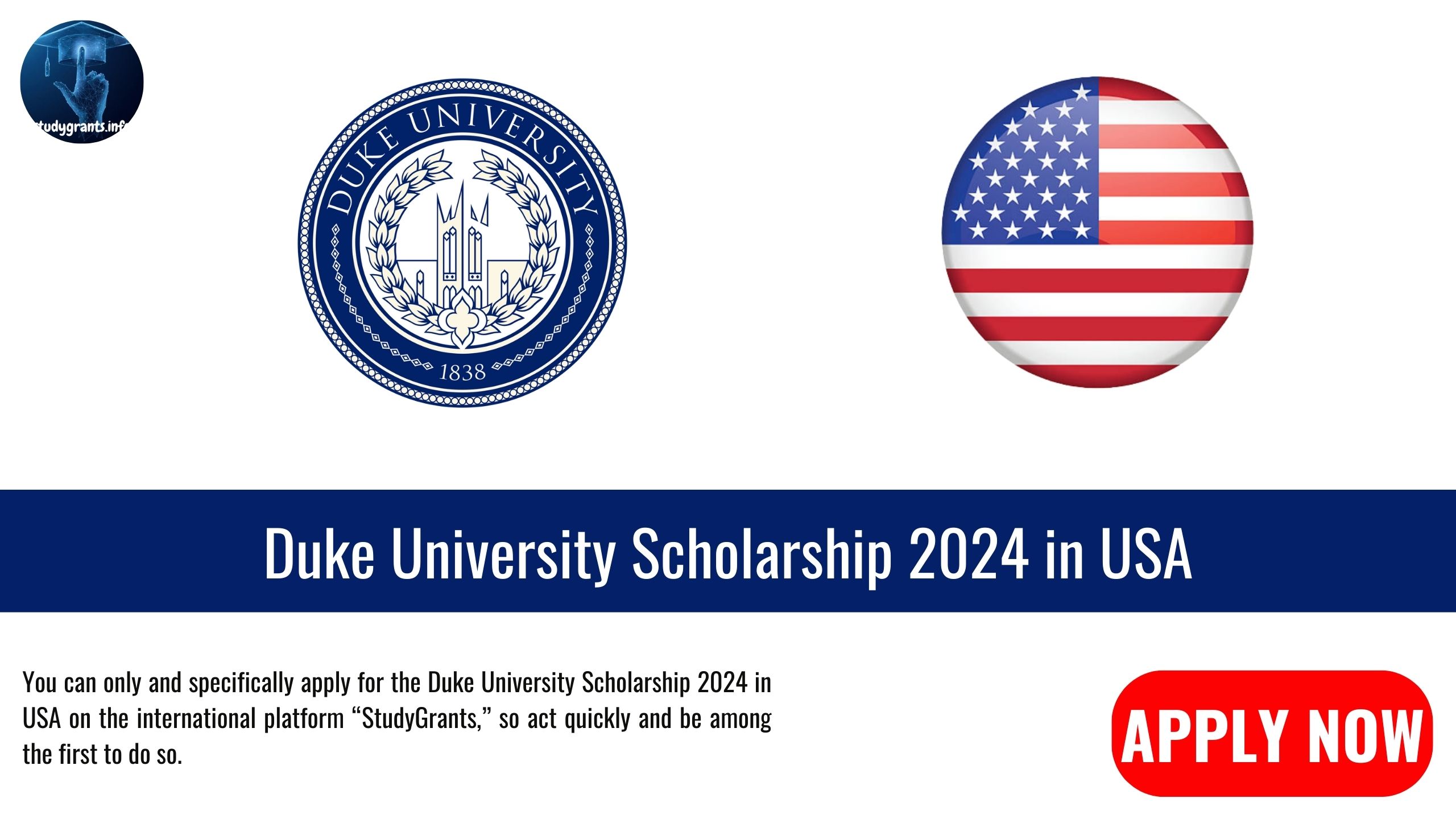 Duke University Scholarship 2024 in USA Study Grants