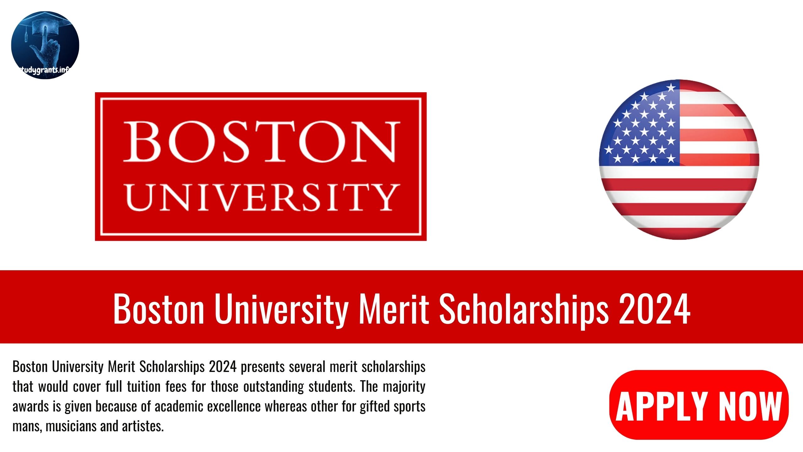 Boston University Merit Scholarships 2024 Study Grants